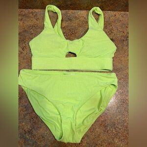 CALIA by Carrie Underwood Neon Green Swim